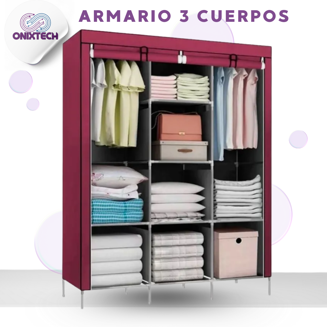 Miniatura 2 de ARMARIO PARA ROPA 3 CUERPOS